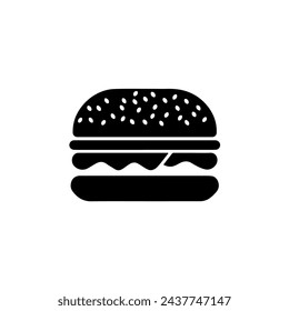 silhouette of a food side view isolated 
