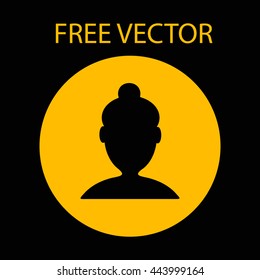 silhouette free vector style flat