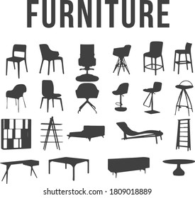 silhouette furniture pack 21 items