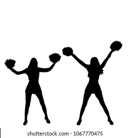 Cheerleader Silhouette の画像 写真素材 ベクター画像 Shutterstock