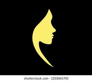 silhouette of a girl design vector