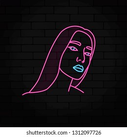 Girl Neon Images, Stock Photos & Vectors | Shutterstock