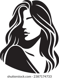 Silhouette of Girl, Girl Vector