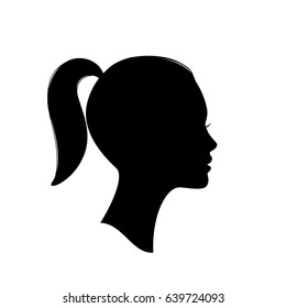 Girl Profile Images Stock Photos Vectors Shutterstock