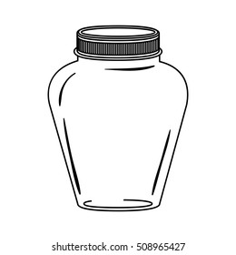 silhouette glass jar decorative with lid