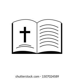 the silhouette of the gospel, book silhouette.