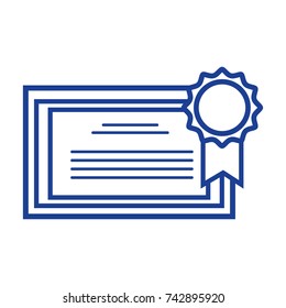 silhouette graduation diploma certificate with wood frame design