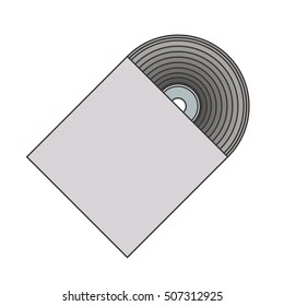 silhouette gray scale cd with paper cover