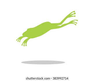 실루그린 개구리 이미지 아이콘