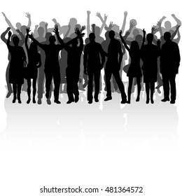 48,112 Cheer crowd silhouette Images, Stock Photos & Vectors | Shutterstock