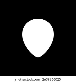 Silhouette of a guitar pick, also called a plectrum, is a small, flat tool used to pluck, strum or play melody in the strings of a acoustic or electric guitar. Can use for Pictogram, Logo, Apps, etc. 