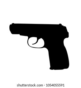 silhouette of a gun vector
