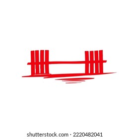 silhouette of gym equipment on a white background