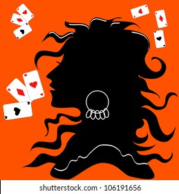 silhouette of the gypsy