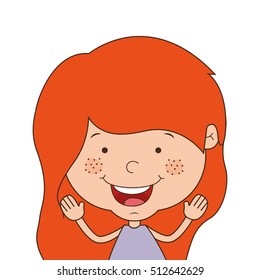 silhouette half body girl smiling with open arms