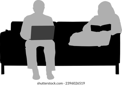 silhouette hand with  bird vector