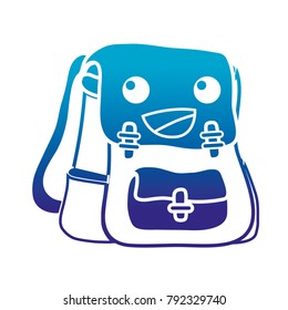 silhouette happy and tender bag object kawaii