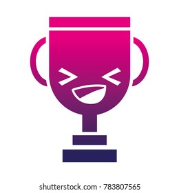 silhouette happy and tender prize cup kawaii