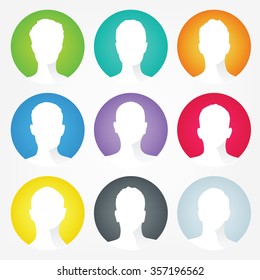 Silhouette of head
