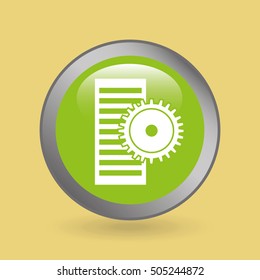 silhouette head technical work icon graphic vector illustration eps 10