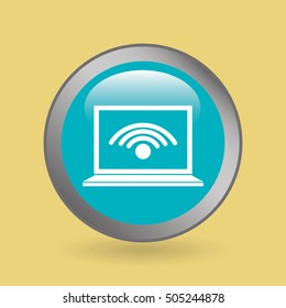 silhouette head technology connection icon graphic vector illustration eps 10