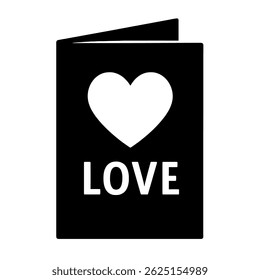 Silhouette of Heartfelt Greeting Card
