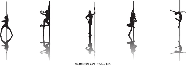 silhouette, hip hop, ballet, ballroom, pole dance