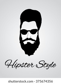 silhouette hipster