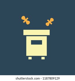 Silhouette of hive icon