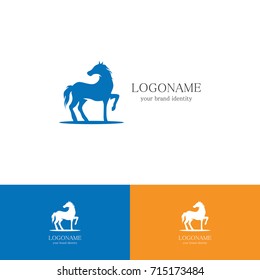 silhouette horse logo