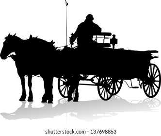 235 Covered wagon silhouette Images, Stock Photos & Vectors | Shutterstock