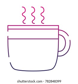 silhouette hot coffee cup beverage to drink