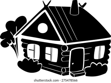Silhouette of house