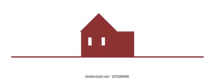 silhouette-house-line-under-stock-vector-royalty-free-1071006980