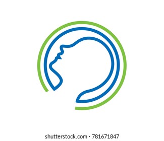 Silhouette of hypnotherapy illustration