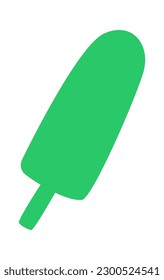 Silhouette Eis. Vektorgrafik