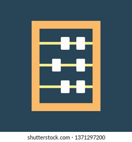 Silhouette icon abacus