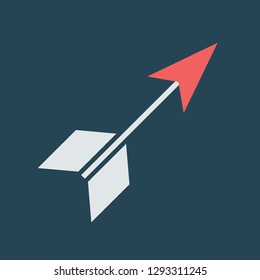 Silhouette icon arrow