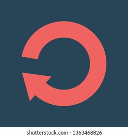 Silhouette icon arrow to load