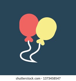 Silhouette icon balloon