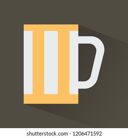 Silhouette icon beer glass