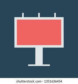 Silhouette icon billboard