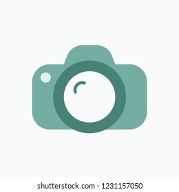 Silhouette icon camera
