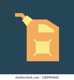 Silhouette icon canister