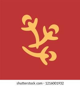 Silhouette icon carnation