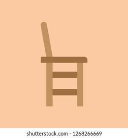 Silhouette icon chair for babies