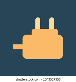 Silhouette icon charging for phone