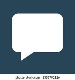 Silhouette icon chat
