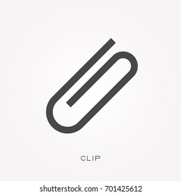 Silhouette icon clip