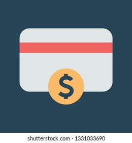 Silhouette icon credit card